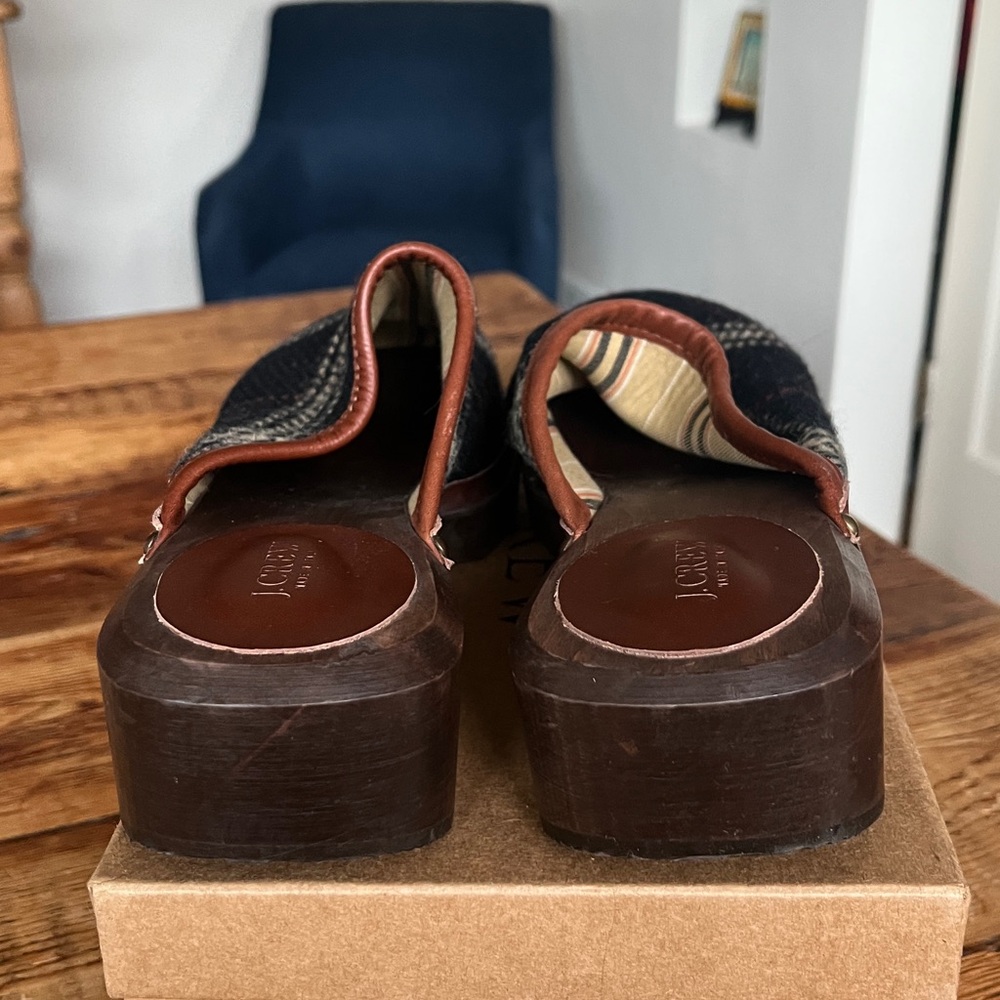 J CrewPlaid Slip-On Clogs - Picture 4 of 5